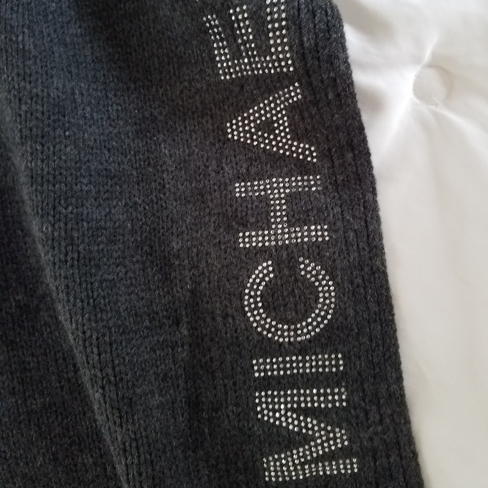 Michael Kors Studded Dark Gray Scarf